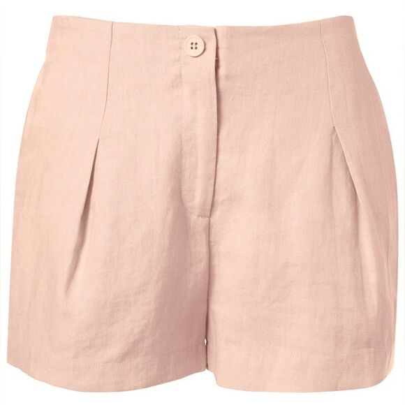 NWOT Venus Women's Linen Shorts in Blush Pink Size 16 - Picture 4 of 5